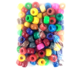 VeMDom Plastic beads T2 with 2 mm projection mix 100 pieces