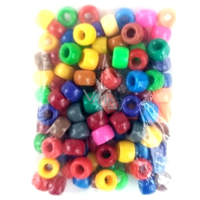 VeMDom Plastic beads T2 with 2 mm projection mix 100 pieces
