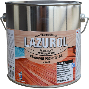 Lazurol S1020 Walkable Wood Lacquer Semi-Matt, Transparent, 2.5 l