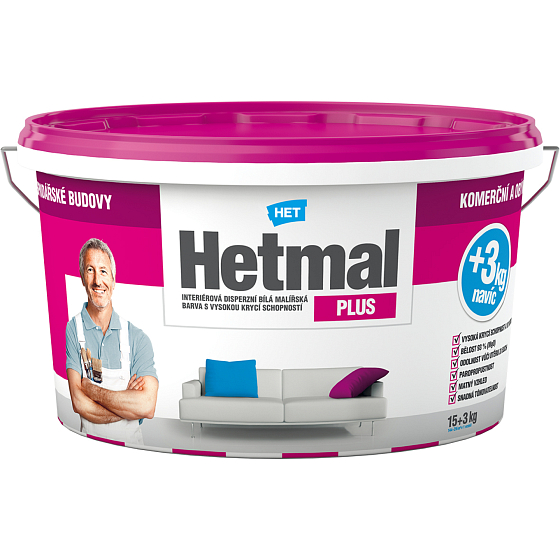 Het Hetmal Plus paint, 15 + 3 kg