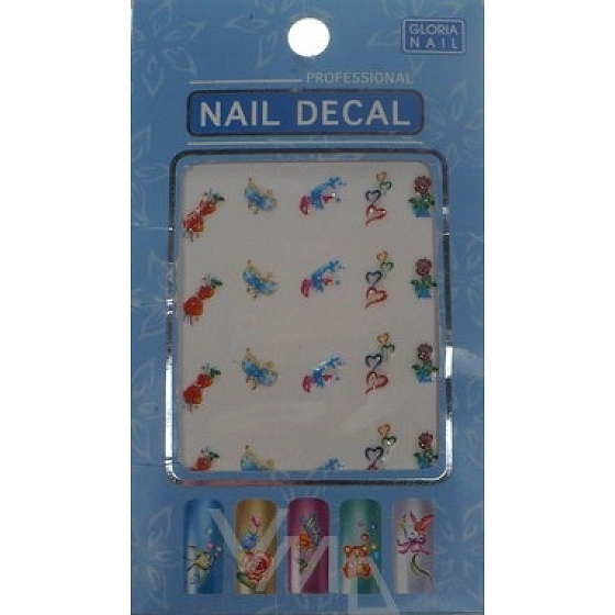 Absolute Cosmetics Nail Decal Gloria Nail Decals 1 sheet