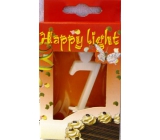 Happy light Cake candle number 7 in a box
