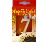 Happy light Cake Candle Number 7 in a Box