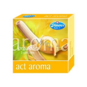Primeros Fruit Color condom with banana aroma 3 pieces