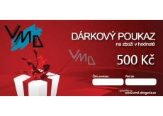 VMD Drogerie gift voucher for the purchase of goods worth CZK 500