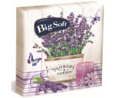 Big Soft Lavender paper napkins 2 ply 33 x 33 cm 20 pieces