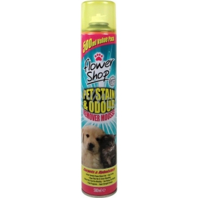 FlowerShop Pet Stain & Odor Remover Mousse carpet cleaning foam 500 ml