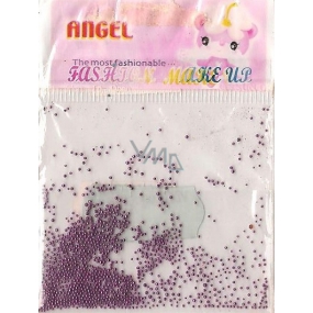 Angel Nail decorations balls purple 1 pack