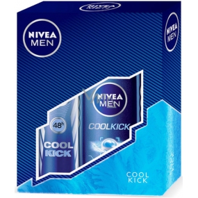 Nivea Men Cool Kick shower gel 250 ml + antiperspirant deodorant spray 150 ml, cosmetic set
