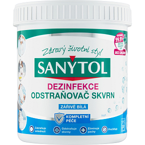 Sanytol disinfectant stain remover for white laundry, radiant white, 450 g