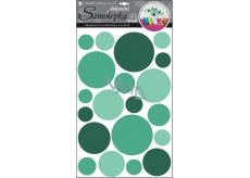 Wheel stickers green 60 x 32 cm