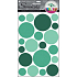 Wheel stickers green 60 x 32 cm