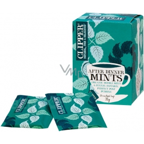 Clipper After Dinner Mints Mint, Fennel, Ginger Herbal Tea Improves Digestion 20 Infusion Bags
