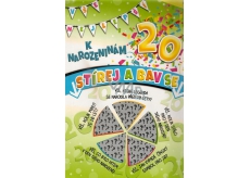 Nekupto Scratch card for birthday 32 x 23 cm 20 G 20 3355