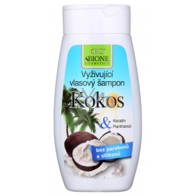 Bione Cosmetics Coconut & Keratin Panthenol nourishing hair shampoo 260 ml