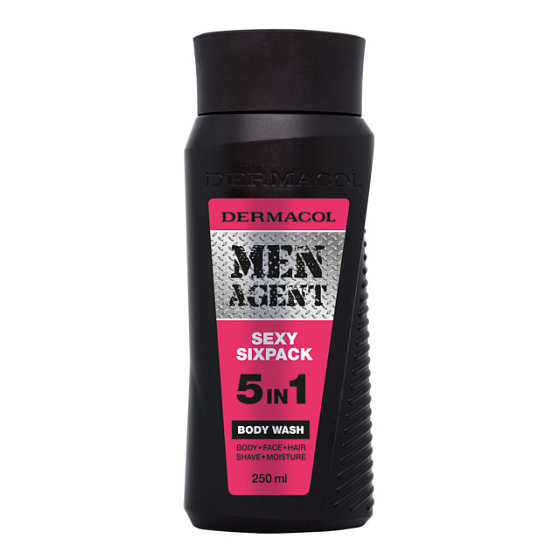 Dermacol Men Agent 5in1 Sexy Sixpack shower gel for men 250 ml