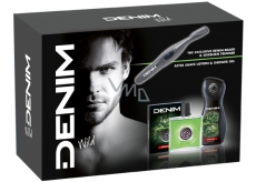 Denim Wild AS 100 ml men's aftershave + 250 ml shower gel + Trimmer - hairdresser