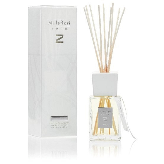 Millefiori Milano Zona Keemun - Floral Tea Diffuser 500 ml + 10 reeds, 35 cm long, for medium-sized spaces lasts at least 6 months