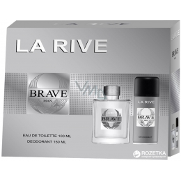 La Rive Brave eau de toilette for men 100 ml deodorant spray 150