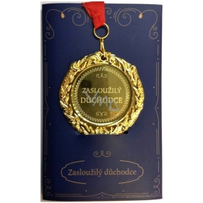 Albi Envelope Card Greeting Card Medal - Pensioner W