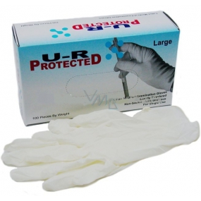 ProtecteD UR Nitrile disposable dust-free gloves size L box 100 pieces