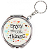 Albi Mirror - keychain with the text Enjoy the little things 6.5 cm