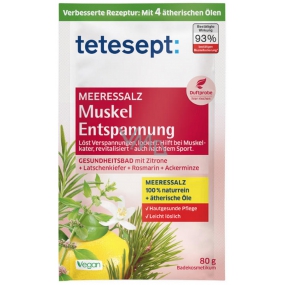 Tetesept Muscle Relaxation Bath Sea Salt 80 g