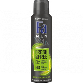 Fa Men Fresh & Free Mint & Bergamot 48H deodorant spray for men 150 ml