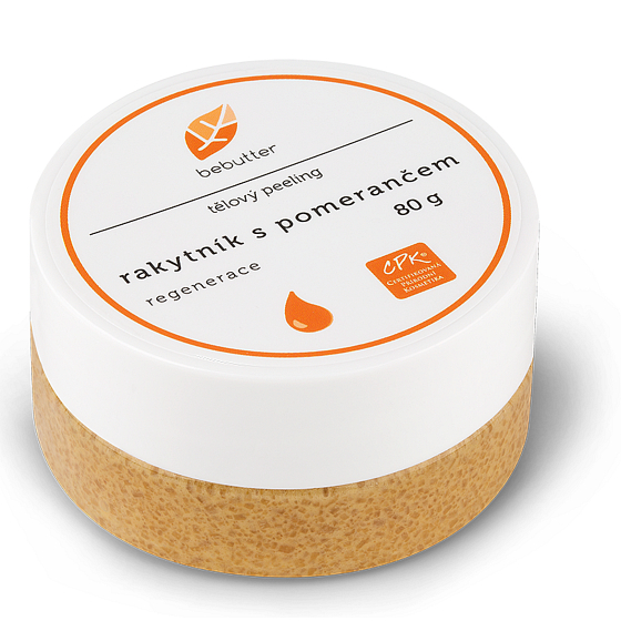 Aromatica Bebutter Bio Sea buckthorn with orange body peeling 80 g