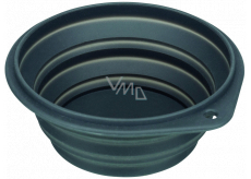 Trixie Travel bowl, silicone, folding gray, diameter 18 cm, 1 l