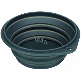 Trixie Travel bowl, silicone, folding gray, diameter 18 cm, 1 l