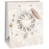 Ditipo Gift paper 26.4 x 13.6 x 32.7 cm bag beige wreath DAB