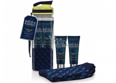 Baylis & Harding Men Citrus, Lime and Mint cleansing gel for body and hair 50 ml + aftershave 50 ml + luxury socks + water bottle, cosmetic set for men