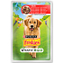 Purina Friskies Vitafit beef with potatoes in gravy complete dog food pouch 100 g