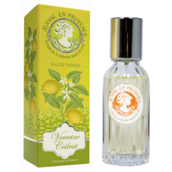Jeanne en Provence Verveine Cédrat - Verbena and Citrus Fruits perfumed water for women 20 ml