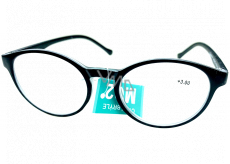 Berkeley Reading glasses +3 plastic black, round glass 1 piece MC2182