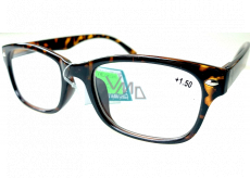 Berkeley Reading glasses +1.5 plastic brown tiger 1 piece MC2197