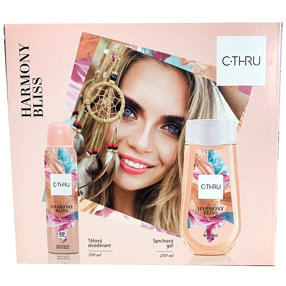 C-Thru Harmony Bliss deodorant spray 150 ml + shower gel 250 ml, cosmetic set 2021
