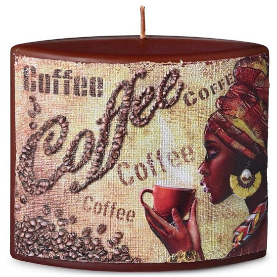 Candles Coffee Coffee scented candle ellipse 110 x 40 x 110 mm