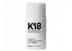 K18 Molecular Repair Hair Mask rinseless hair mask for damaged hair works in just 4 minutes 50 ml