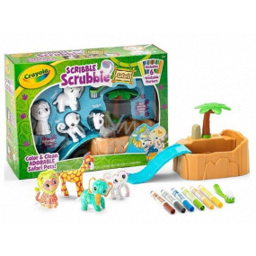 Albi Crayola Washimals Safari Unique animals that children can draw according to their imagination, age 3+