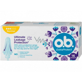 o.b. ExtraProtect Normal Tampons 16 pieces