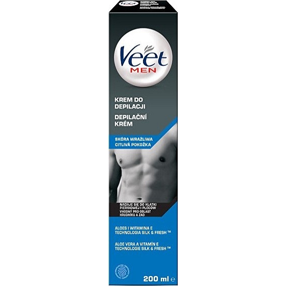 Veet Men Sensitive depilatory cream for sensitive skin 200 ml