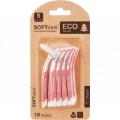 Soft Dent Eco interdental toothbrush curved S 0,5 mm 10 pieces