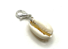 Kauri shell pendant natural 21 x 15 mm luck - fertility, 1 piece