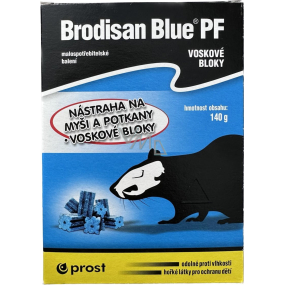 Tekro Brodisan Blue PF wax blocks for rodent control 140 g