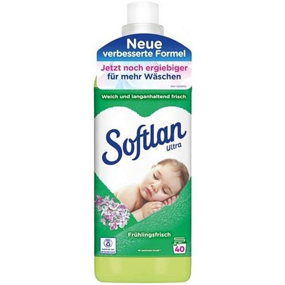 Softlan Fruhlingsfrisch fabric softener with the scent of spring flowers 40 doses 1 l