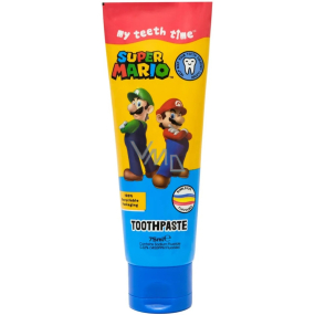 Super Mario chewing gum flavoured toothpaste for children 75 ml