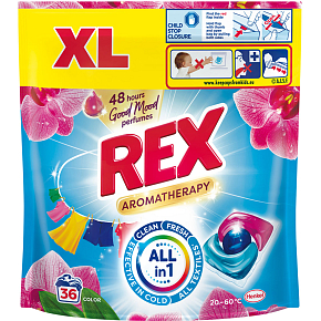 REX Laundry Capsules Aromatherapy Orchid Color 36 washes, 432g