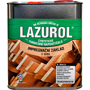 LAZUROL impregnation primer S1033 clear, 2.5 l LAZUROL impregnation primer S1033 clear, 2.5 l